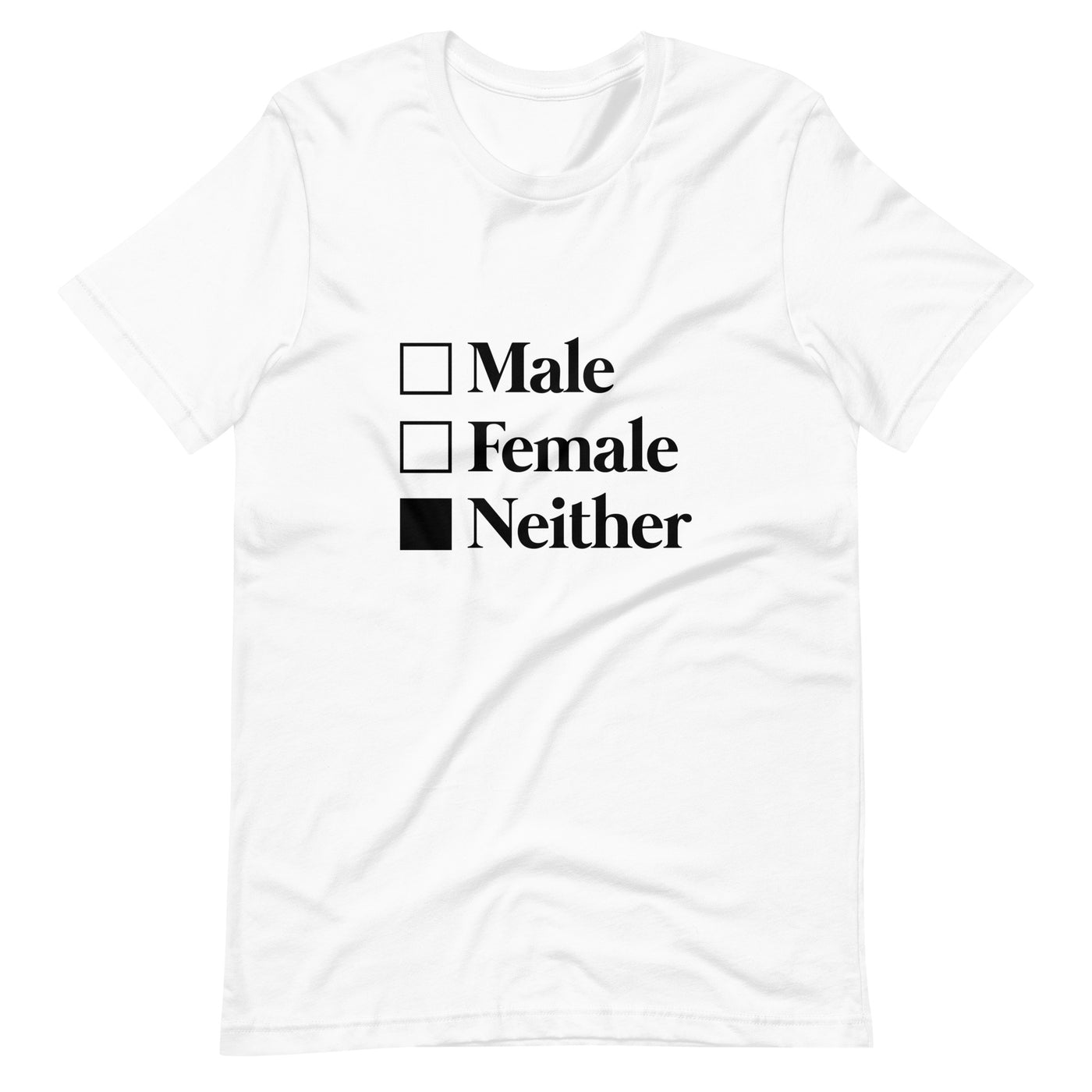 Pride Clothes - Proud to Be Asexual Male Female Neither T-Shirt - Black