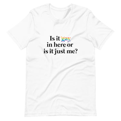Pride Clothes - Clear the Air and Let It Be Clear Pride Attire T-Shirt - White