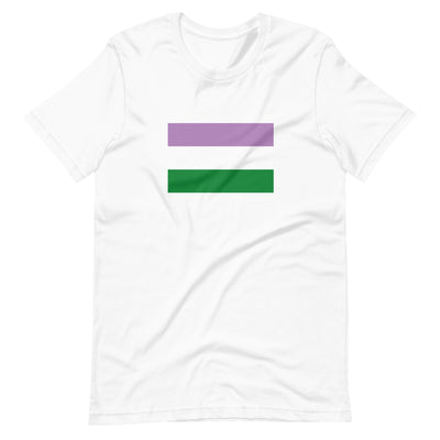 My Identity My World Genderqueer Pride Flag T-Shirt